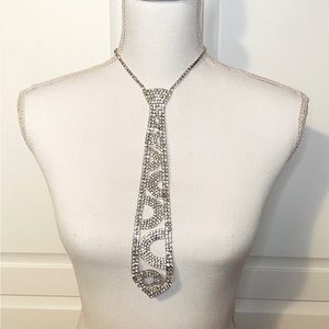 Rhinestone Tie